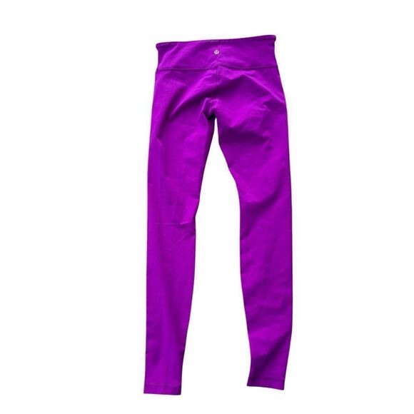 Lululemon wunder under 6 tender violet leggings yoga Pilates workout - Picture 2 of 5